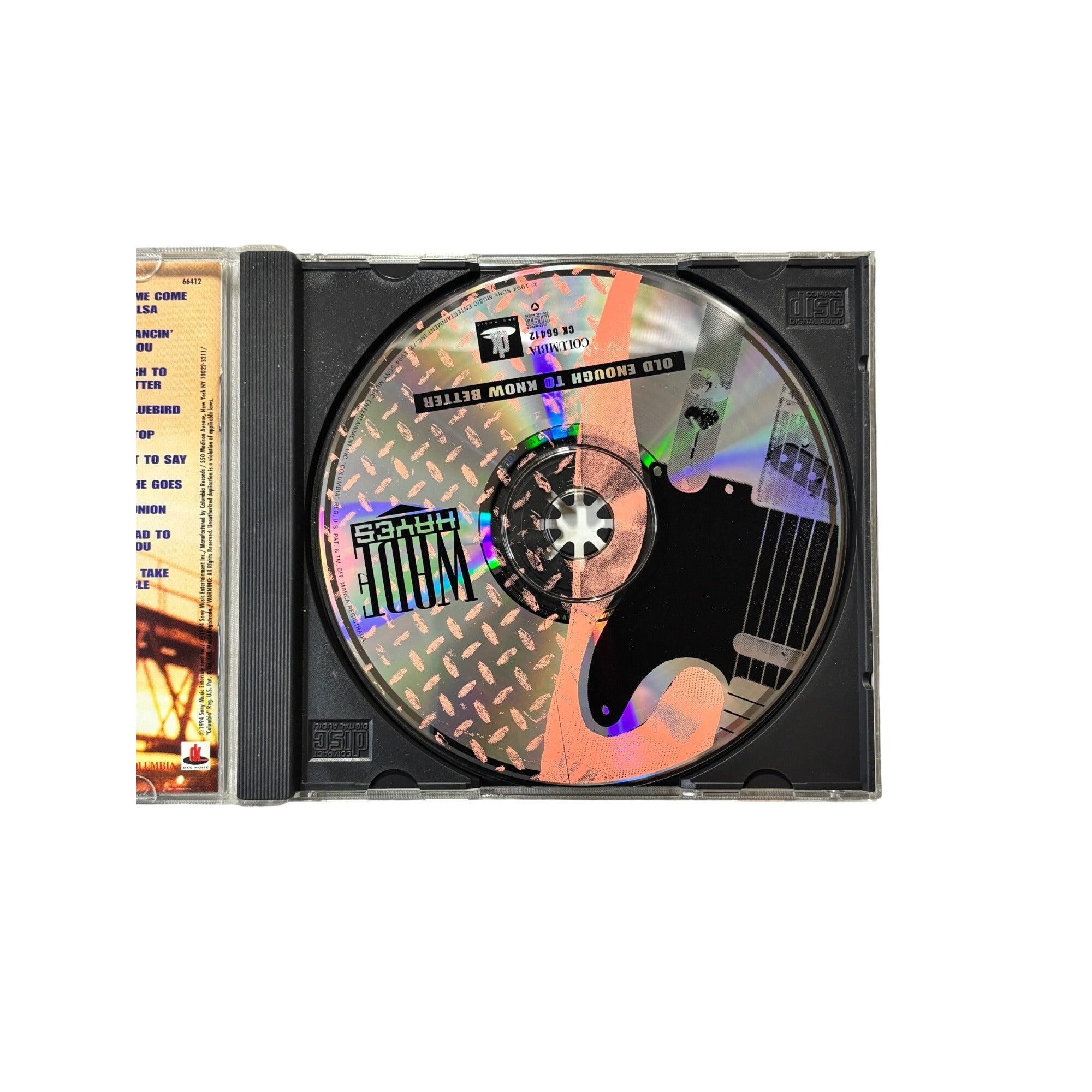 Wade Hayes Old Enough To Know Better CD 1995 Country Music Album Vintage 90s