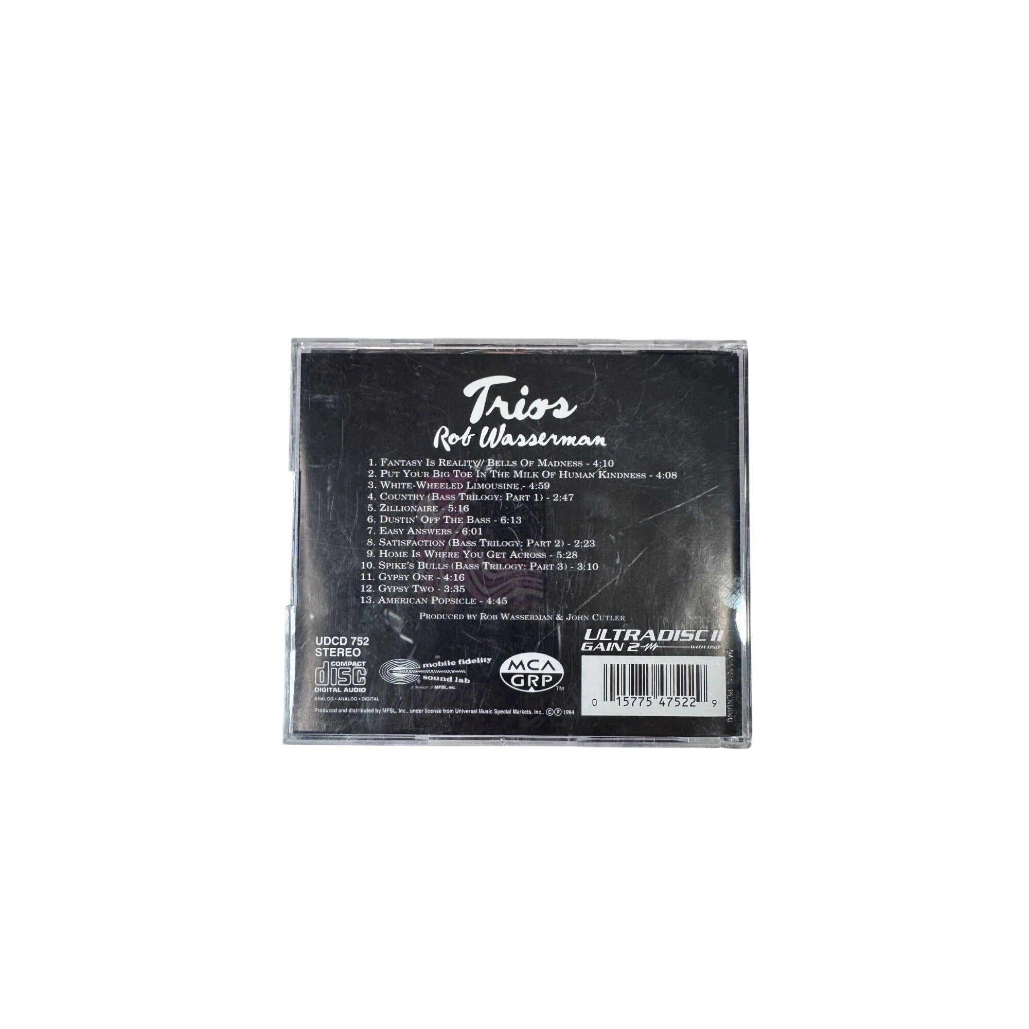 Rob Wasserman Trios MFSL 24K Gold Ultradisc II CD