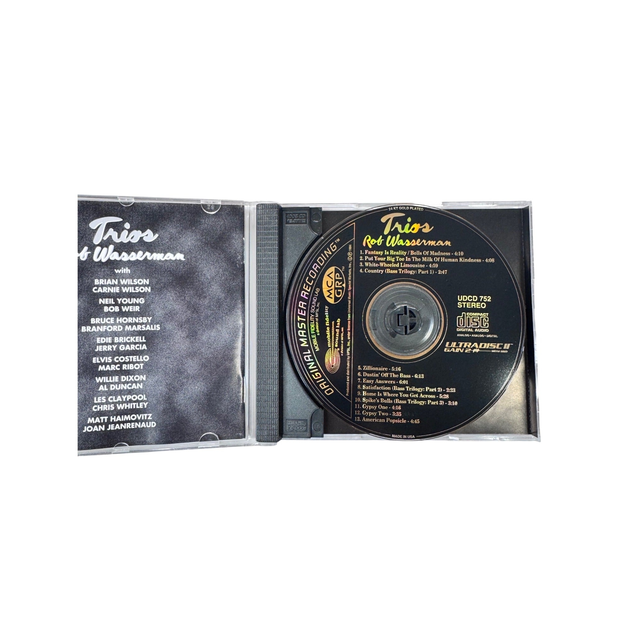 Rob Wasserman Trios MFSL 24K Gold Ultradisc II CD