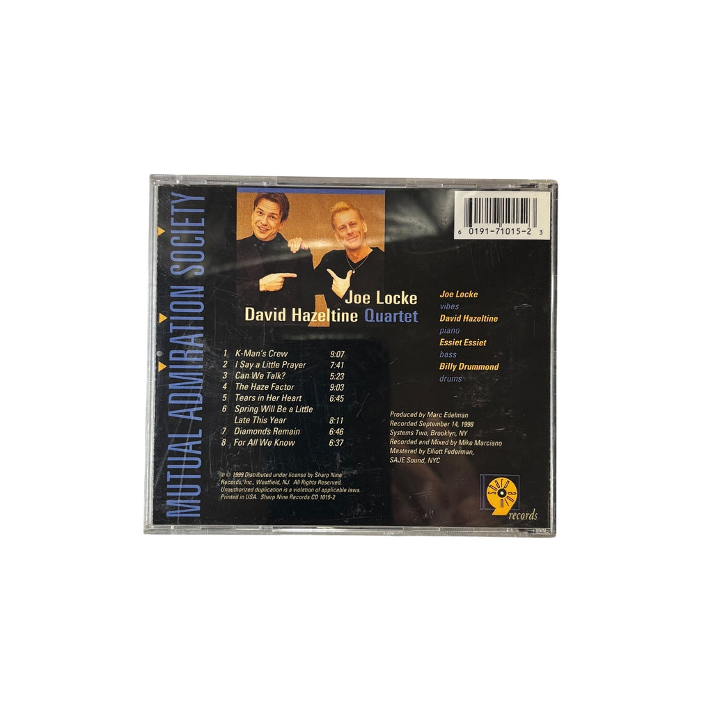 Joe Locke & David Hazeltine Quartet Mutual Admiration Society CD 1998 Jazz