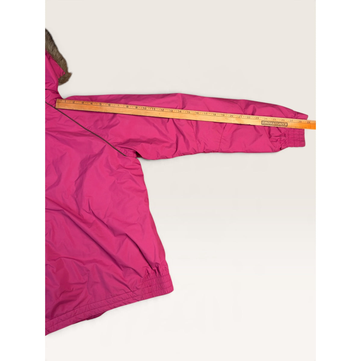 Columbia Women's M Jacket Pink Faux Fur Hood Waterproof Insulated Winter Coat