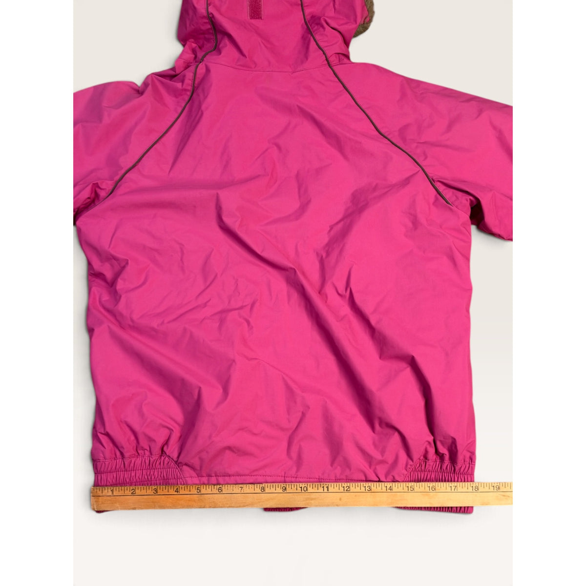 Columbia Women's M Jacket Pink Faux Fur Hood Waterproof Insulated Winter Coat
