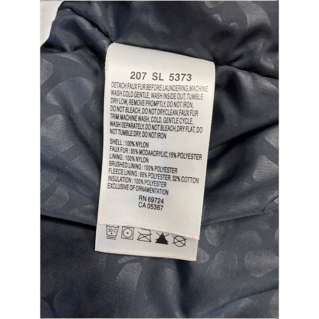 Columbia Women's M Jacket Pink Faux Fur Hood Waterproof Insulated Winter Coat