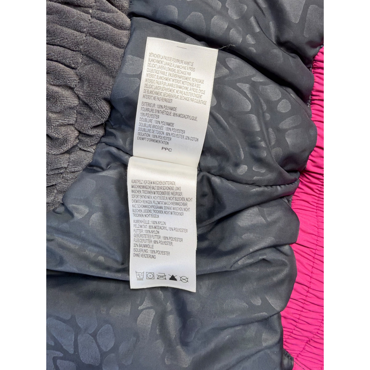 Columbia Women's M Jacket Pink Faux Fur Hood Waterproof Insulated Winter Coat