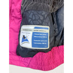 Columbia Women's M Jacket Pink Faux Fur Hood Waterproof Insulated Winter Coat