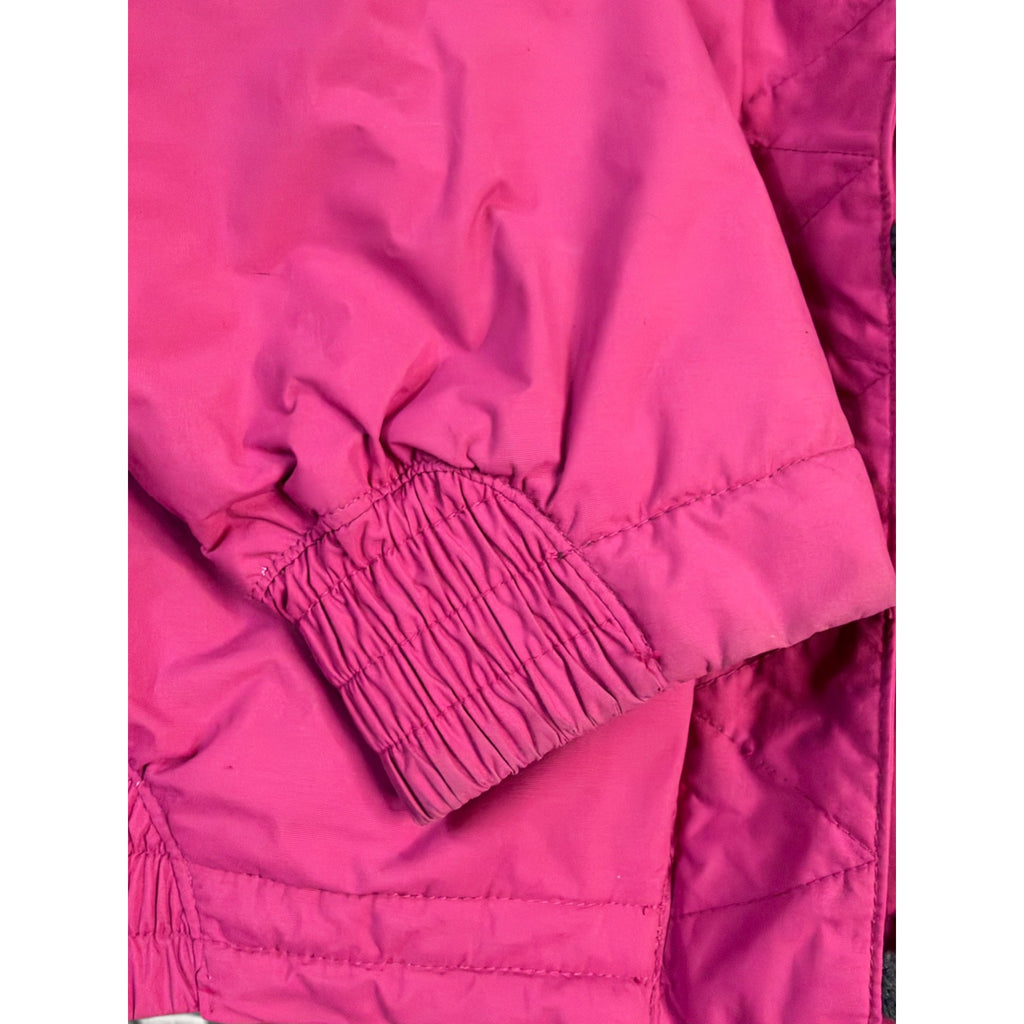 Columbia Women's M Jacket Pink Faux Fur Hood Waterproof Insulated Winter Coat