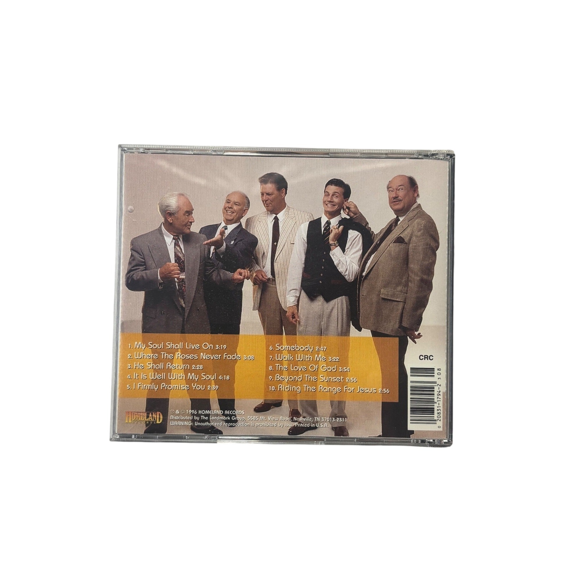 Florida Boys He Shall Return CD 1996 Southern Gospel Homeland Records Vintage