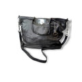 Michael Kors Black Leather Shoulder Tote Handbag
