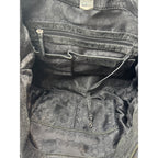 Michael Kors Black Leather Shoulder Tote Handbag