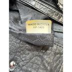 Michael Kors Black Leather Shoulder Tote Handbag