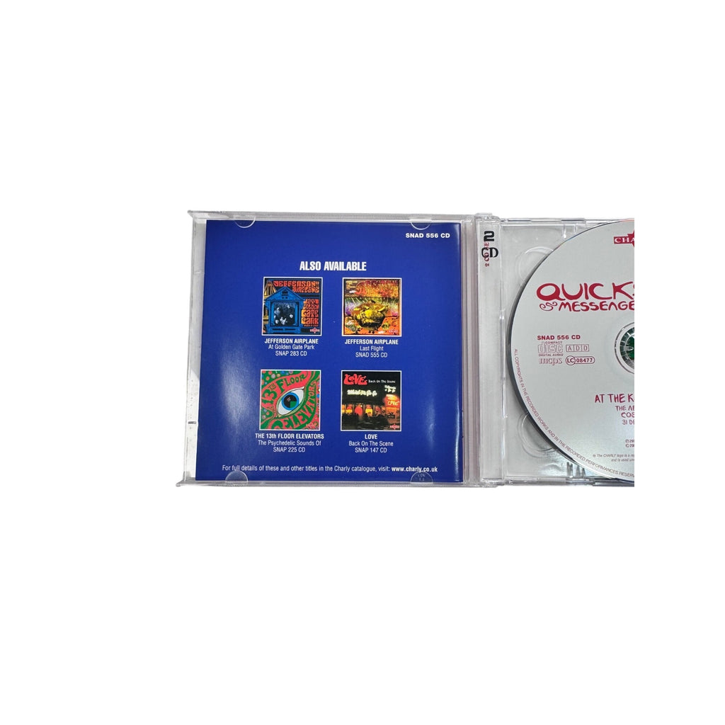 Quicksilver Messenger Service At The Kabuki Theatre New Years Eve CD 2 Disc Set