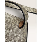 Michael Kors Signature Monogram Metallic Gold Belt Bag Waist Pack S/M