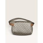 Michael Kors Signature Monogram Metallic Gold Belt Bag Waist Pack S/M