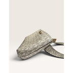 Michael Kors Signature Monogram Metallic Gold Belt Bag Waist Pack S/M