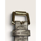 Michael Kors Signature Monogram Metallic Gold Belt Bag Waist Pack S/M