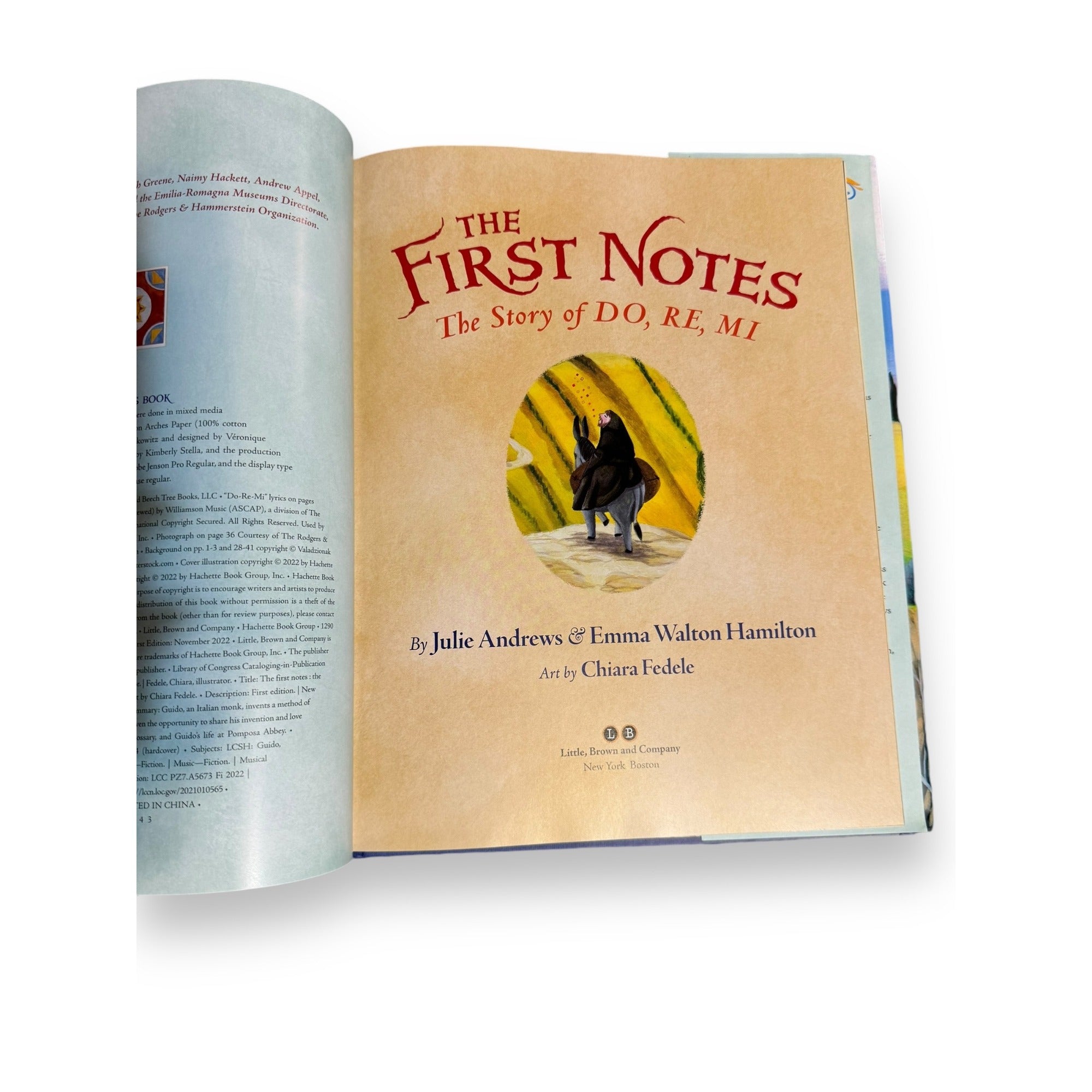 The First Notes: The Story Of Do Re Mi By Julie Andrews & Emma Walton Hamilton 1st Edition