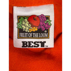 Vintage Y2K Cheese Pastas Orange T-Shirt XL Fruit of the Loom Best Funny Tee