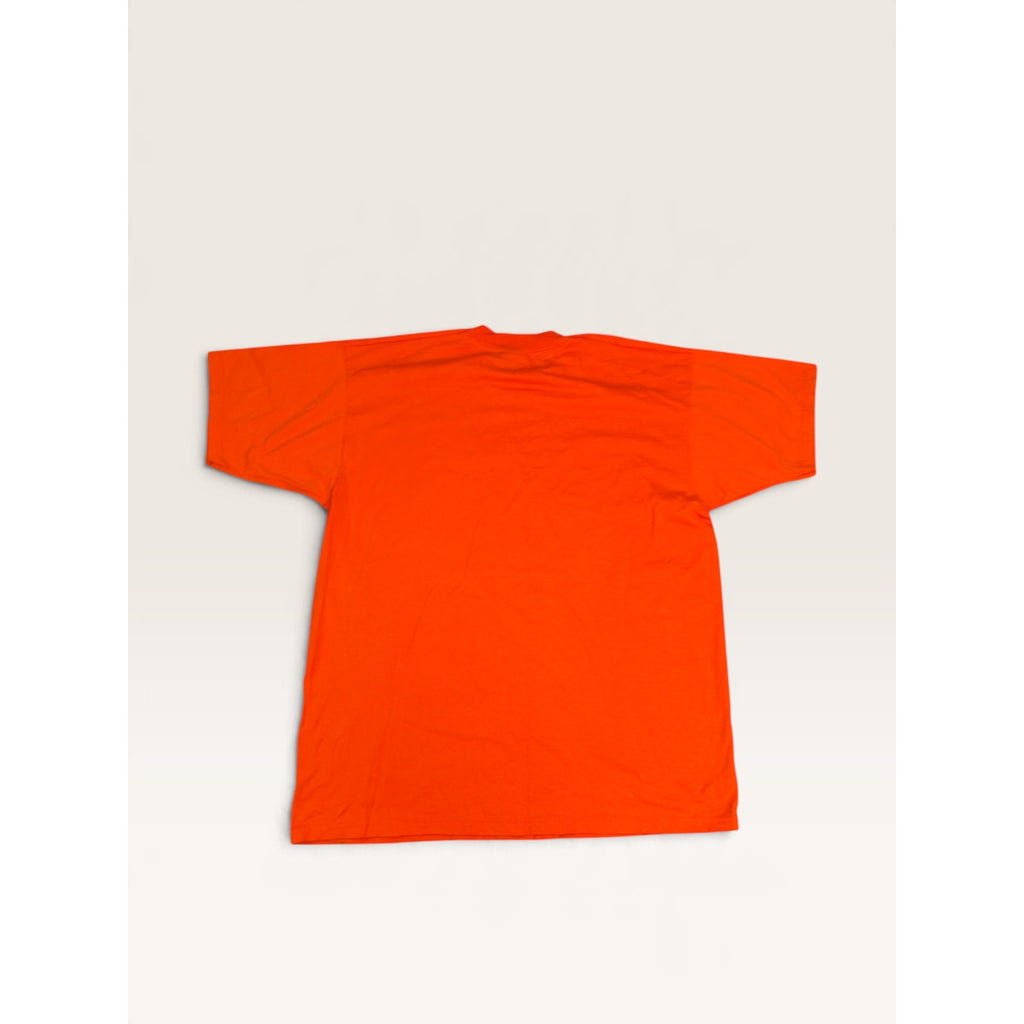 Vintage Y2K Cheese Pastas Orange T-Shirt XL Fruit of the Loom Best Funny Tee