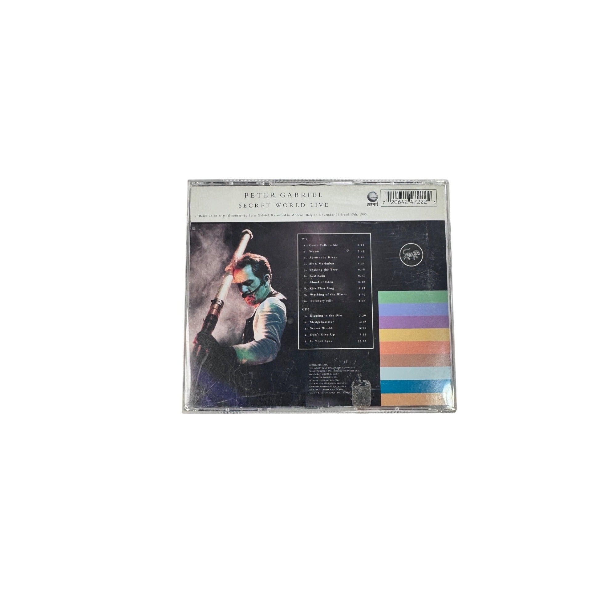 Peter Gabriel Secret World Live 2-CD Album 1994 Remastered Rock Pop Music